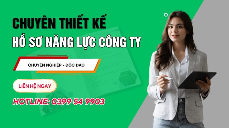 Top 5 đơn vị thiết kế hồ sơ năng lực tại Đắk Lắk đẹp - sáng tạo